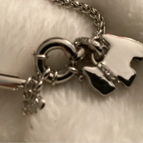 AGATHA Silver Dog Charm Bracelet - Picture 4 of 5